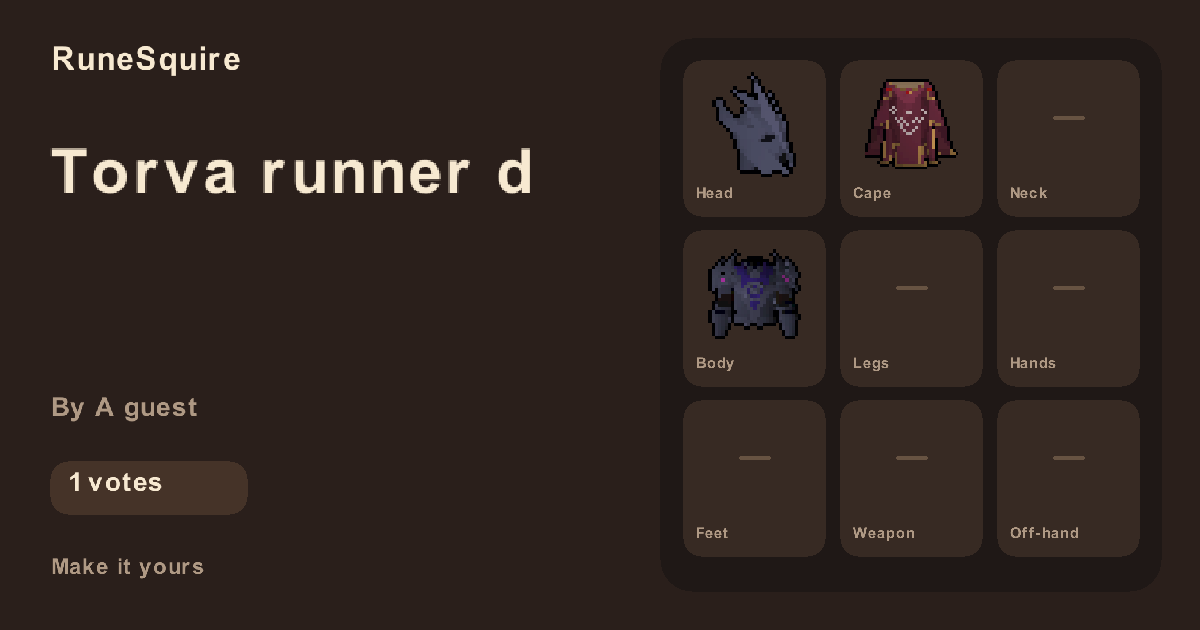 Torva runner d